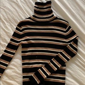 Zara striped turtleneck